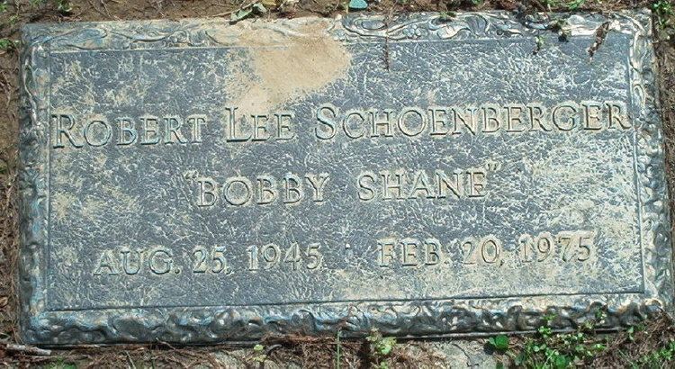 Bobby Shane Bobby Shane 1945 1975 Find A Grave Memorial