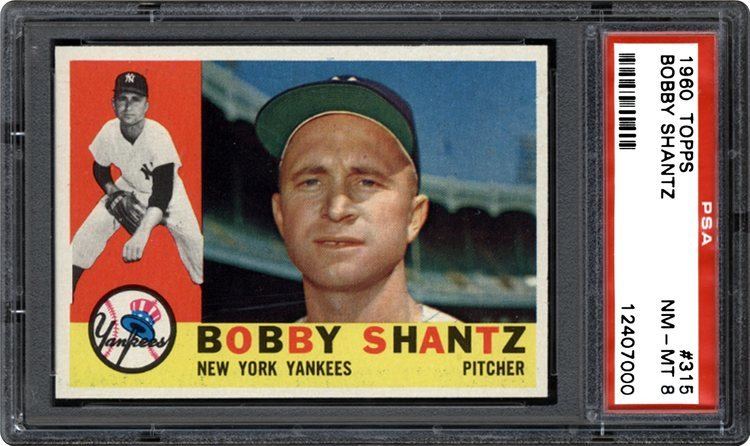 Bobby Shantz 1960 Topps Bobby Shantz PSA CardFacts