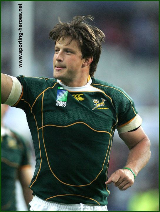 Bobby Skinstad Bobby Skinstad 2007 World Cup South Africa