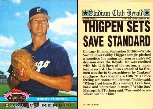 Bobby Thigpen Bobby Thigpen Baseball Stats by Baseball Almanac