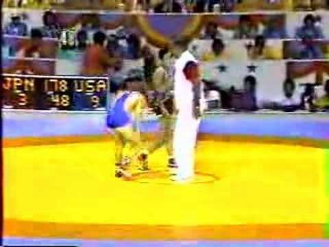 Bobby Weaver Bobby Weaver vs Takashi Irie of Japan in 1984 Olympic Finals YouTube