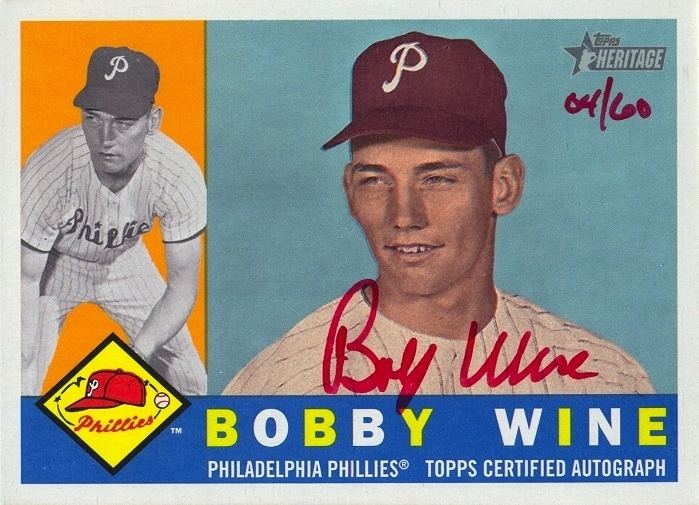 Bobby Wine The Missing 1960 Topps Bobby Wine Card 14000 Phillies