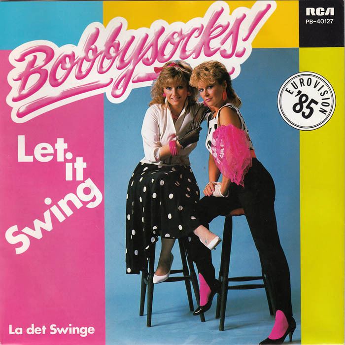 Bobbysocks! 45cat Bobby Socks Let It Swing La Det Swinge RCA