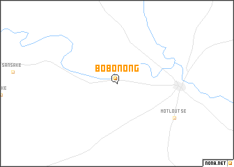 Bobonong Bobonong Botswana map nonanet