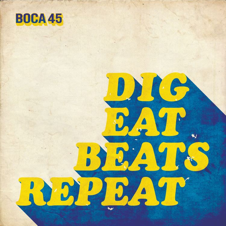 Boca 45 Boca 45 Dig Eat Beats Repeat LP DJ Food
