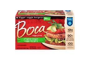 Boca Burger BOCA Original Burgers Vegan 16 ct Box Kraft Recipes