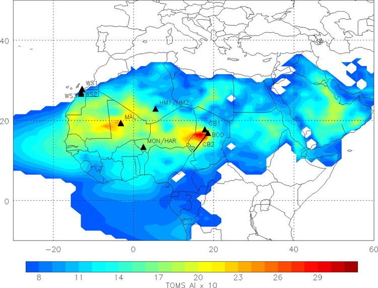 Bodélé Depression Dust as a tipping element The Bodl Depression Chad