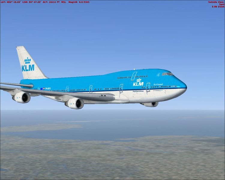Boeing 747-400 KLM Boeing 747400 Repaint for FSX