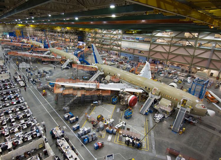 Boeing Everett Factory The world39s biggest building is so massive it supposedly has its own