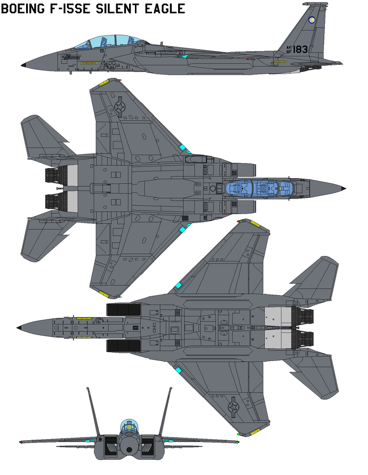 Boeing F-15SE Silent Eagle Boeing F15SE Silent Eagle by bagera3005 on DeviantArt