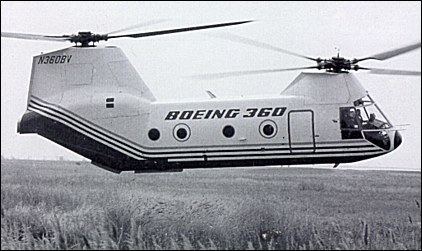 Boeing Model 360 BoeingVertol V360 helicopter development history photos