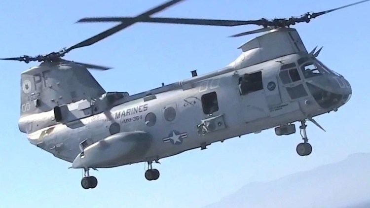 Boeing Vertol CH-46 Sea Knight Boeing Vertol CH46 Sea Knight retired in favor of V22 Osprey YouTube