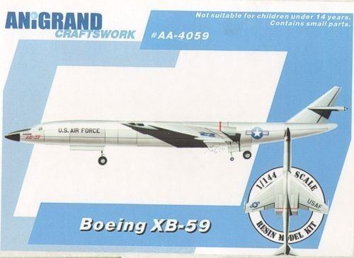 Boeing XB-59 Anigrand Craftswork 4059 Boeing XB59 Alternation of the Convair
