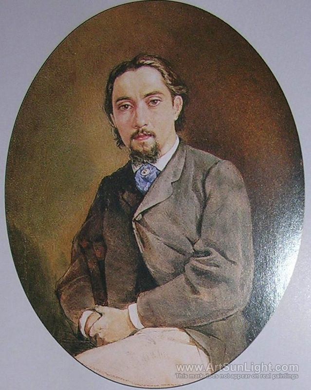 Bogomir Korsov Portrait of Russian opera singer Bogomir Korsov 1865 Alexander