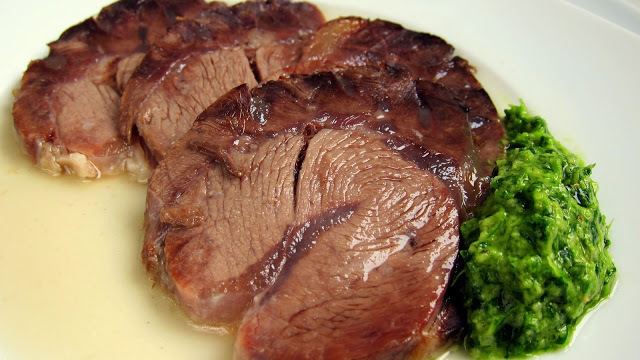 Boiled beef Turn Tough Meat into Jelly Italian Boiled Beef with Rustic Green