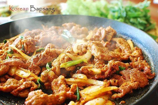 Bokkeum Jeyuk BokkeumDweji Bulgogi Korean Spicy Pork BBQ Korean Bapsang