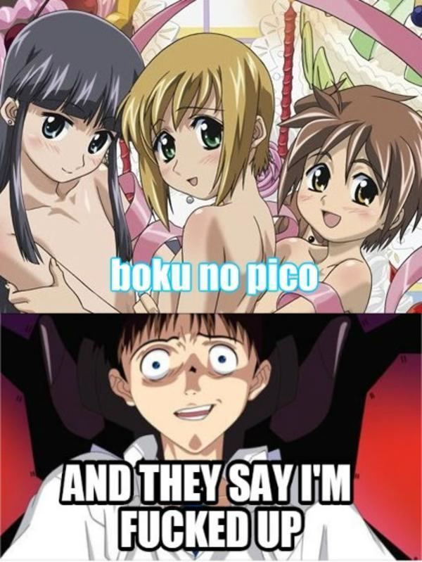 Boku no Pico | Anime was a mistake meme