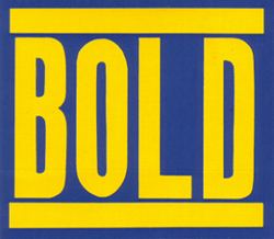 Bold (band) Bold Logo Sticker RevHQcom