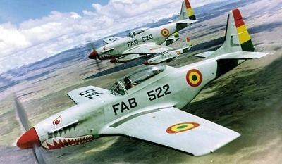 Bolivian Air Force Swiss Mustangs