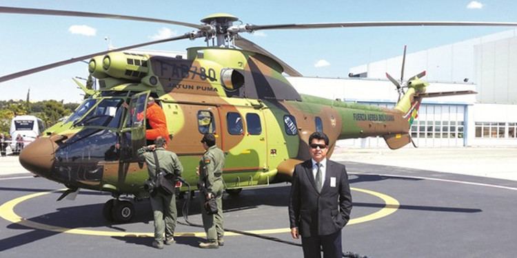 Bolivian Air Force HeliHubcom Bolivian Air Force takes delivery of first AS332C1e