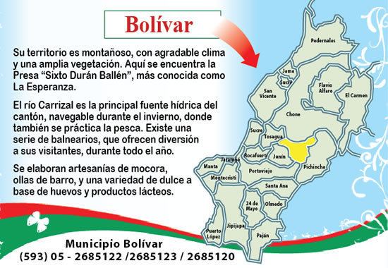 Bolívar Canton, Manabí Bolvar Gobierno Provincial de Manab Ecuador