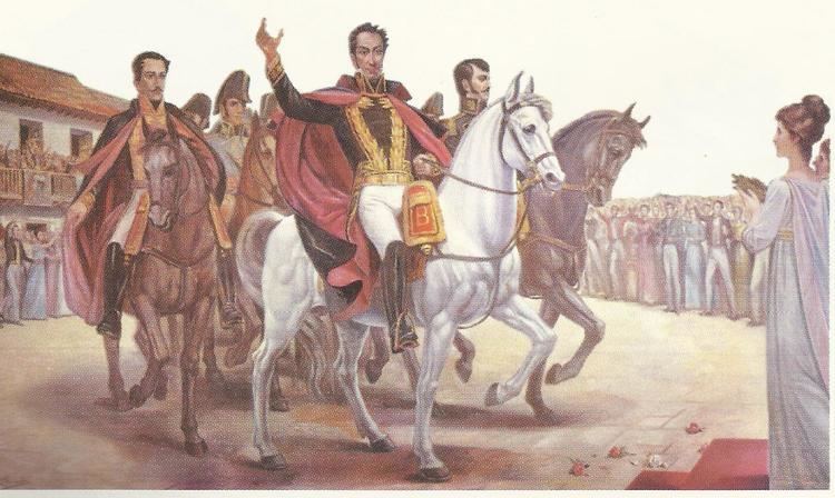 Bolívar's campaign to liberate New Granada httpssmediacacheak0pinimgcomoriginalsa0