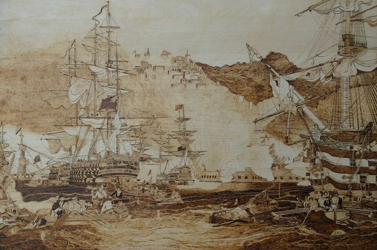 Bombardment of Algiers (1816) Welcome to Dave Hasson39s Impressions on Wood The Gallery