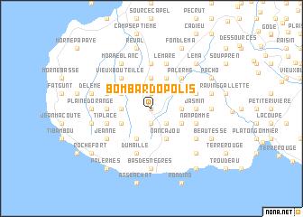 Bombardopolis Bombardopolis Haiti map nonanet