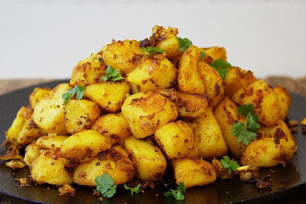 Bombay potato Easy Bombay Potatoes Tales From The Kitchen Shed