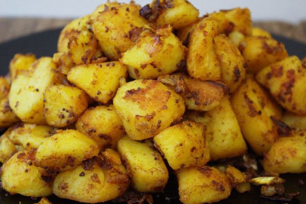 Bombay potato Easy Bombay Potatoes Tales From The Kitchen Shed