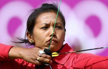 Bombayla Devi Laishram Laishram Bombayla Devi joins chorus for foreign archery