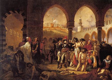 Bonaparte Visiting the Plague Victims of Jaffa httpsuploadwikimediaorgwikipediacommonsthu