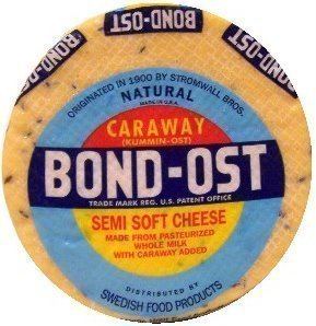 Bondost Bond Ost Cheese w Caraway Seeds Whole Wheel Amazoncom Grocery