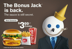 Bonus Jack News Jack in the Box Bonus Jack Returns Brand Eating