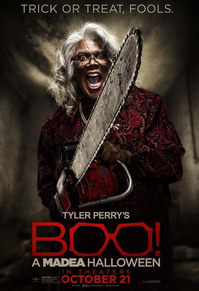 Boo! A Madea Halloween Tyler Perry Is the Exorsister in New Boo A Madea Halloween Poster