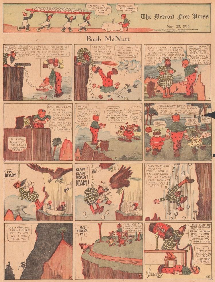Boob McNutt Screwball Comics The Silly Sunday Suicides of Rube Goldberg39s Early