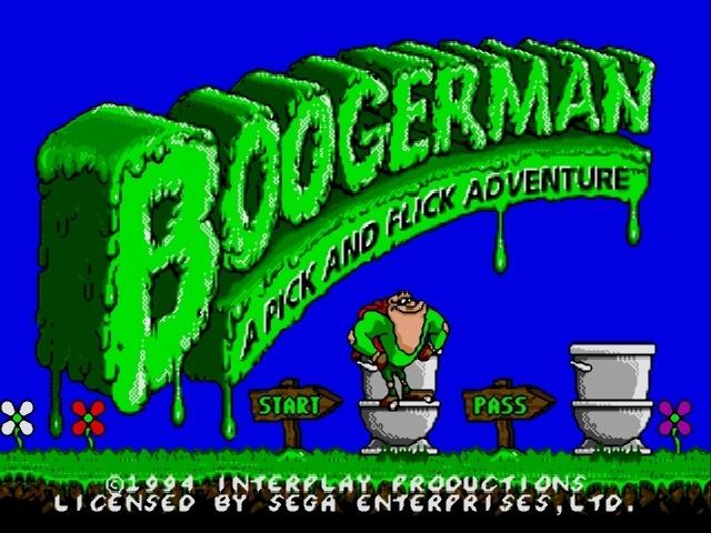 Boogerman: A Pick and Flick Adventure Boogerman A Pick and Flick Adventure Europe ROM lt Genesis ROMs