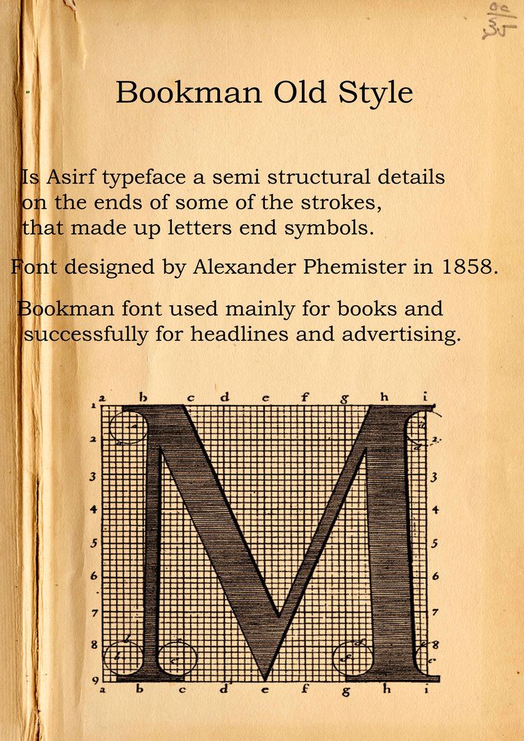 Bookman (typeface) First Brief Bookman typeface 28092009 Xlmkx39s Blog