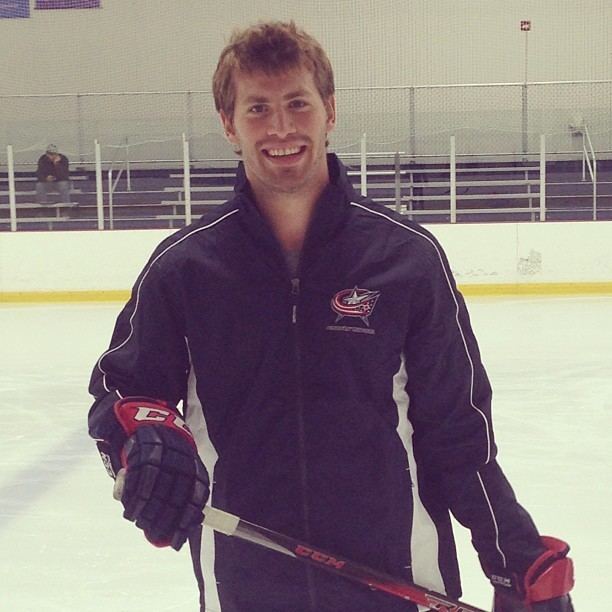 Boone Jenner Boone Jenner helping out at CBJ Hockey School Hockey CBJ