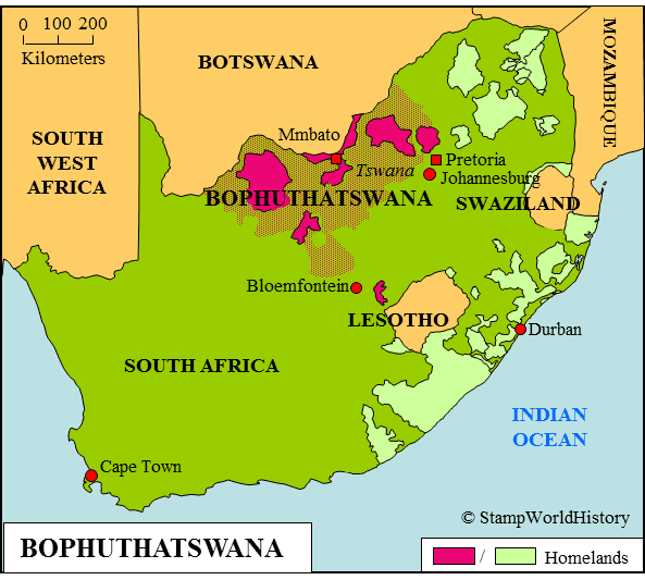 Bophuthatswana Bophuthatswana Stamps and postal history StampWorldHistory