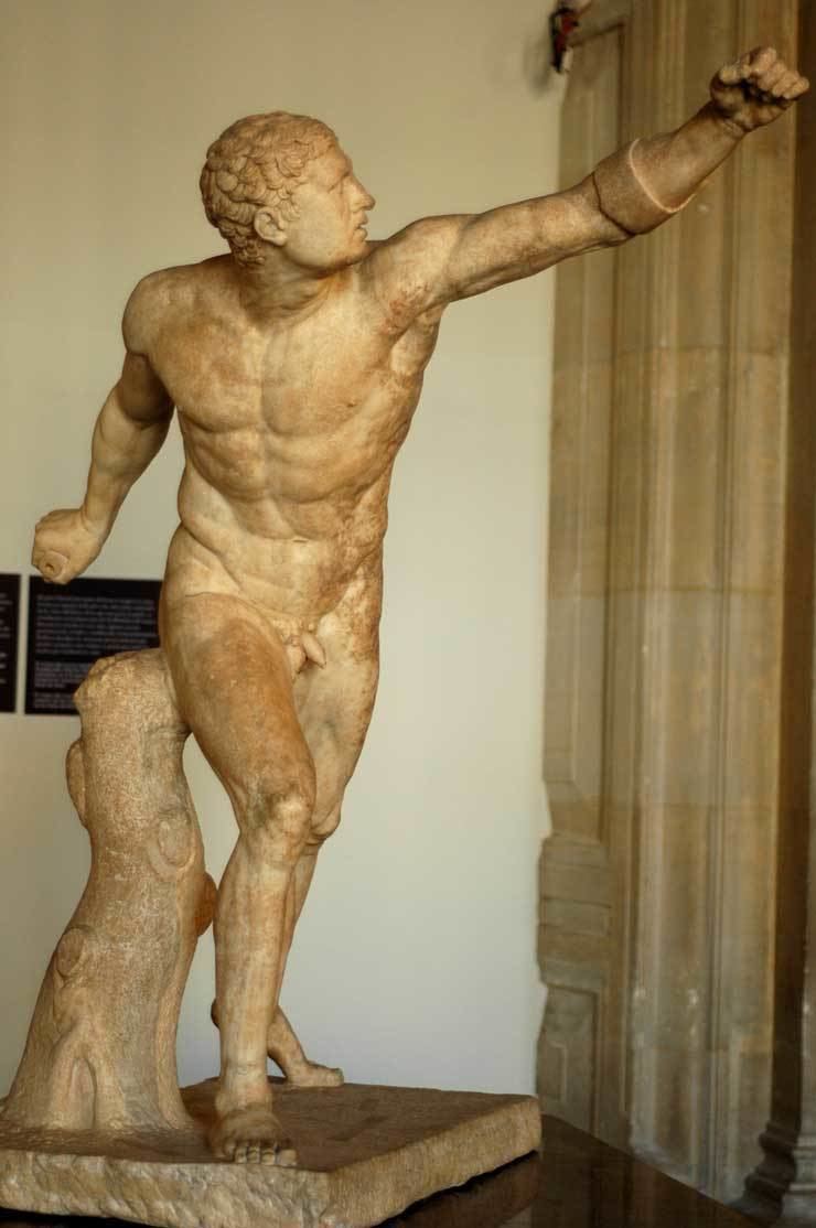 Borghese Gladiator Hellenistic Art The Borghese Gladiator or warrior