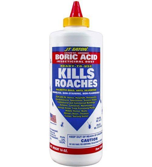 BORIC ACID POWDER 100% PURE -ACIDO BORICO EN POLVO NET WT 4 OZ