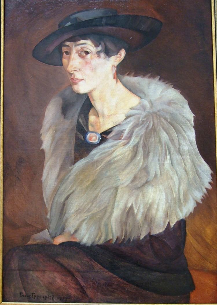 Boris Grigoriev Portrait of Anna Grilikhes Boris Grigoriev WikiArtorg
