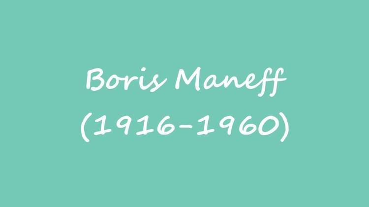 Boris Maneff OBM Tennis Player Boris Maneff 19161960 YouTube