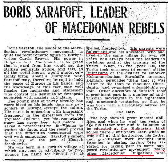 Boris Sarafov Boris Sarafov The Bulgarian Revolutionary