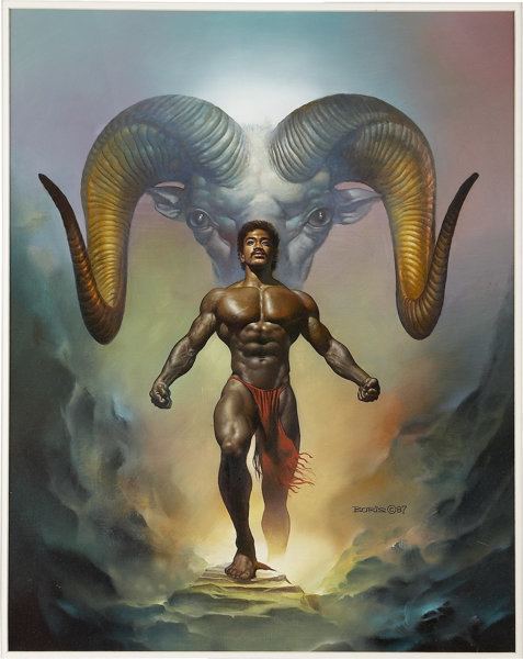 Original Comic Art:Paintings, Boris Vallejo - "Aries the Ram," Fantasy Zodiac #4 PaintingOriginal Art (1987). . ...