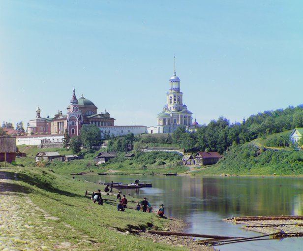 Borisoglebsky, Murmansk Oblast BorisGleb Monastery from the Bridge Torzhok World Digital Library