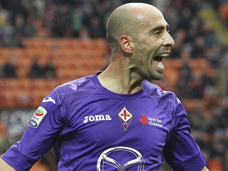 Borja Valero Sempreinter Fiorentina Borja Valero suspended against Inter