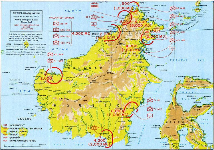 Borneo Campaign (1945) order of battle