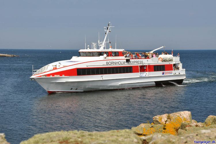 Bornholm Express Bornholm Express Bornholm Express ankommer til Er stort billede